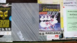 Ohne Titel (Regional Kultur), 2010, Plakat 100 x 70 cm. Plakatierung an öffentlichen Plakatwänden, Bad Ems.